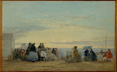 Eugène Boudin On The Beach Sunset The Metropolitan Museum Of Art