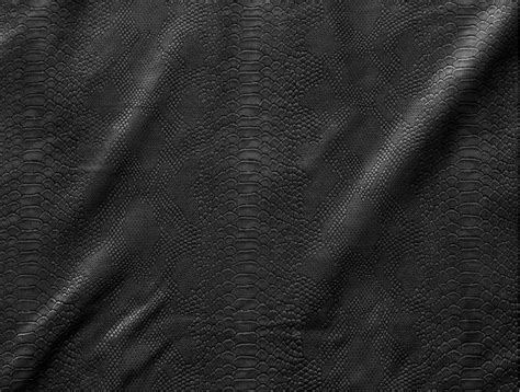 Mjtrends Reptile Fabric Black 4 Way Stretch