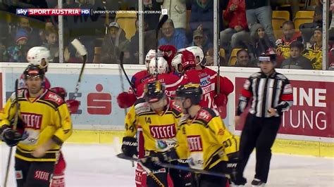Eishockey, ebel, erste bank, sterreich, red bulls, kac, vsv, 99ers, black wings, capitals, jesenice, hci, erste bank eishockey, liga, austria. Erste Bank Eishockey Liga 17/18, Runde 31: EC KAC - Vienna ...