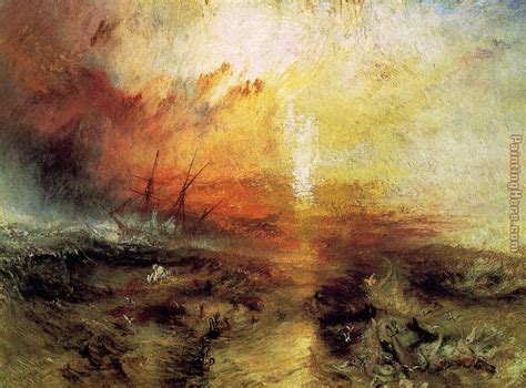 Joseph Mallord William Turner The Slave Ship Painting Anysize Off