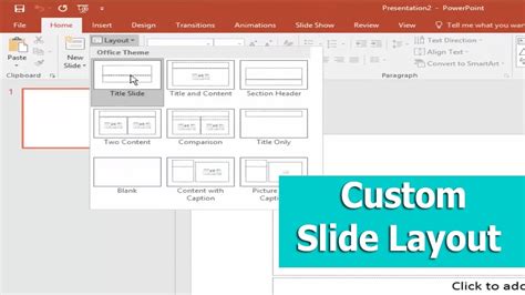How To Make Custom Slide Layout In Microsoft Powerpoint Document 2017