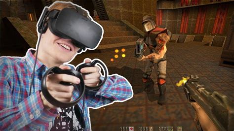 Quake Ii In Virtual Reality Quake 2 Vr Mod Oculus Touch Gameplay