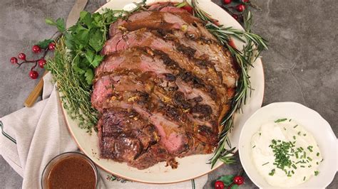 While they can be pricey, once you get a taste you realize why the cut of beef. Dijon Mustard Prime Rib Recipe - Herb Crusted Standing ...