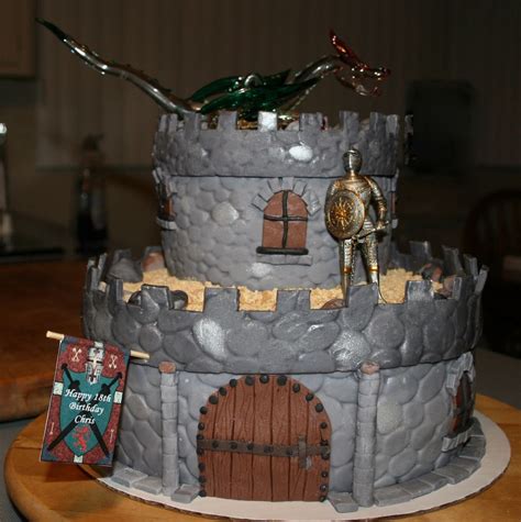 Medieval castles have long stirred the imagination of both children and adults alike. Medieval Castle | Castle birthday cakes, Castle cake ...