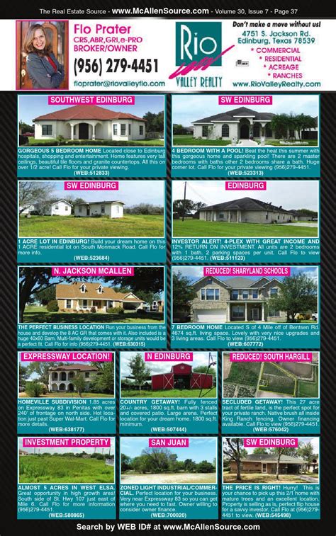 McAllen Real Estate Source Volume 30, Issue 7 by Source ...