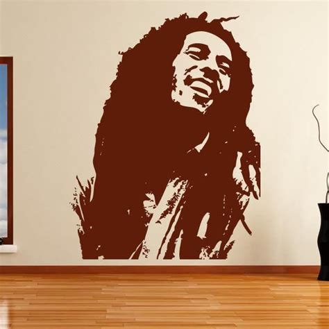 Bob Marley Wall Art Sticker In 2021 Decal Wall Art Sticker Wall Art