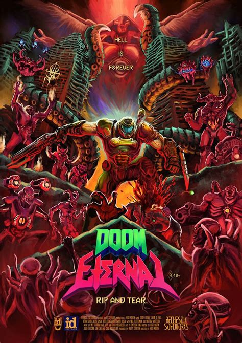Doom Eternal Poster Doom Poster Etsy