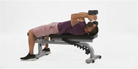 How To Do The Dumbbell Lying Triceps Extension Bodi