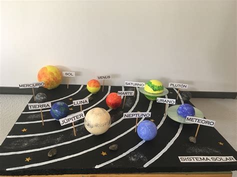 Elaboración de maqueta del Sistema Solar CEIP Benjamín Escalonilla