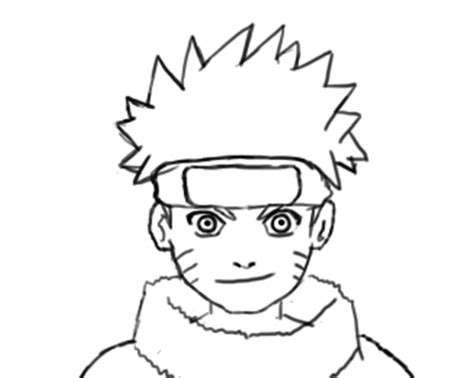 How To Draw Naruto Easy Sketch Coloring Page