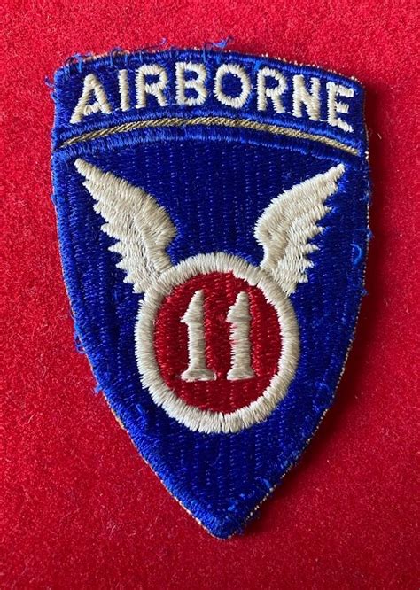 Us 11th Airborne Division Patch Medals And Memorabilia