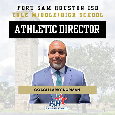 New Athletic Director Named For Fshisd Fort Sam Houston Independent
