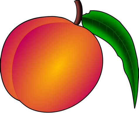 Peaches Clip Art Clip Art Library