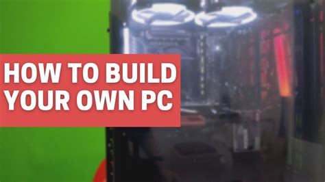 How To Build Your Own Pc Speed Build Youtube