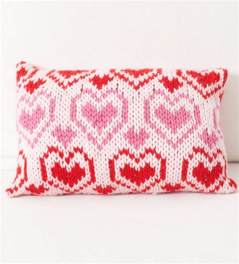 Over 100 free and complete knitting patterns for pillows and cushions. Heart Knitting Patterns- In the Loop Knitting