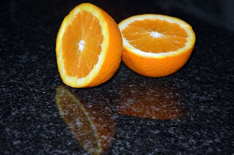 Orange Halveshealthyfruitvitaminfree Pictures Free Image From