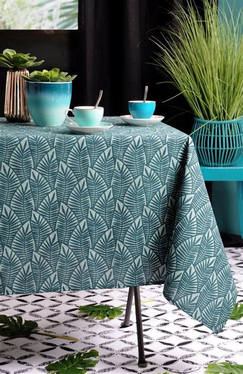 Découvrez une sélection de nappe anti tache d'entretien facile. Stof - Nappe coton enduit anti tache carree ou ...