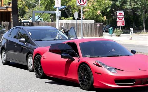Justin Bieber’s Ferrari Gets Rear Ended By A Paparazzi Prius Brings Up Princess Diana