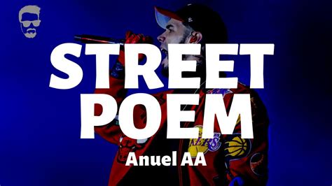 Anuel Aa Street Poem Letralyrics Youtube