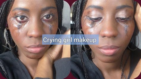 crying girl makeup tutorial youtube