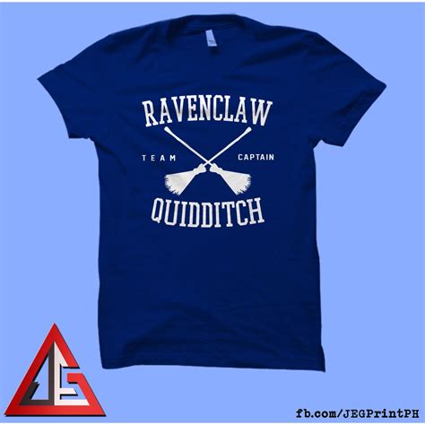 Harry Potter Ravenclaw Quidditch Teams Shirt Shopee Philippines