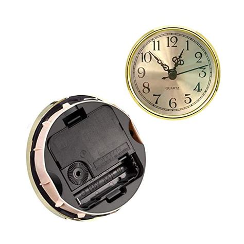 Hillhome Mini Clock Insert 3 12 Inch 90 Mm Round Quartz Clock Fit Up