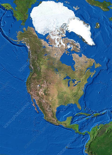 North America - Stock Image - E070/0404 - Science Photo Library