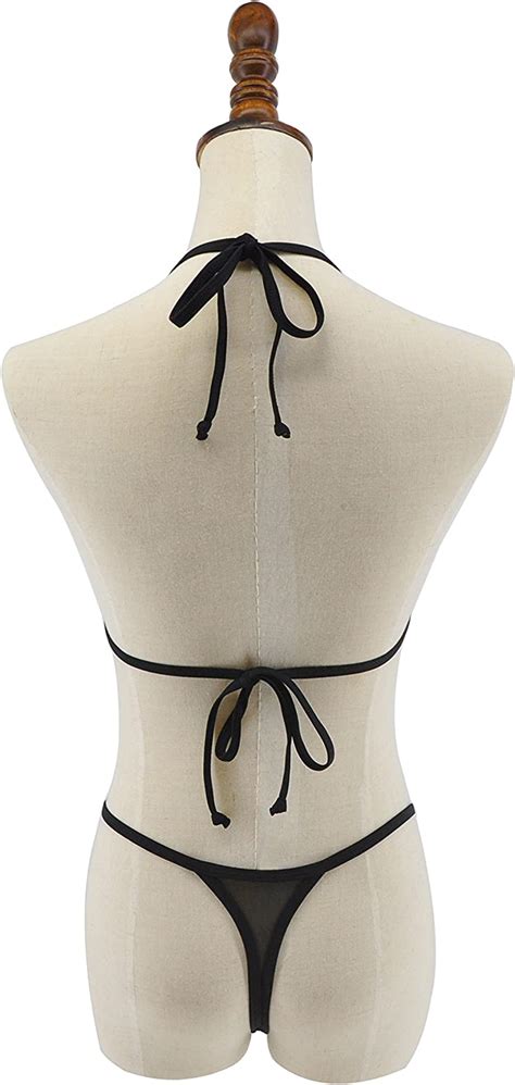 Buy Sherrylo Sheer Bikini Cameltoe See Through Bikinis Triangle Top