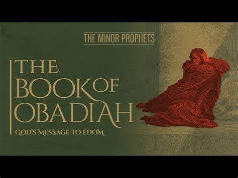 Obadiah's vision the vision of obadiah.this is what the sovereign lord says about edom—we have heard a message from the lord:an envoy was sent to the nations to say,rise, let us go. Naked Bible Podcast 106, 107 — The Book of Obadiah - YouTube