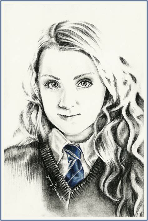 Luna Lovegood Drawing By Jenny Jenkins Harry Potter Fan Art 32016855
