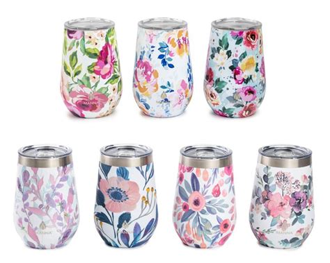 floral wine tumblers wine tumblers wine ts