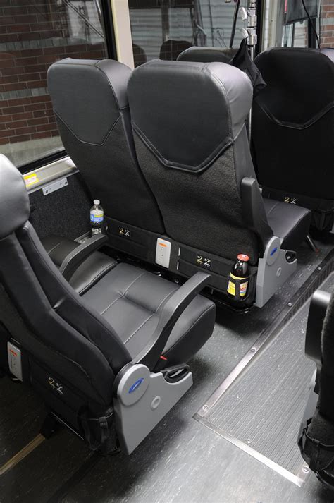 Interior Shot Leather Seats Greyhound Bus Lines Flickr