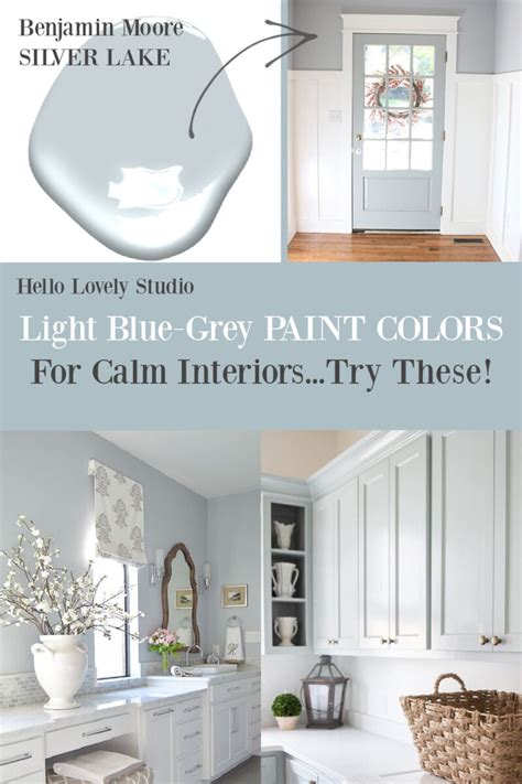 6 Gorgeous Light Blue Grey Paint Colors For Calm Interiors Hello Lovely