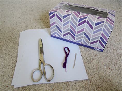 inspired to create upcycle a tissue box