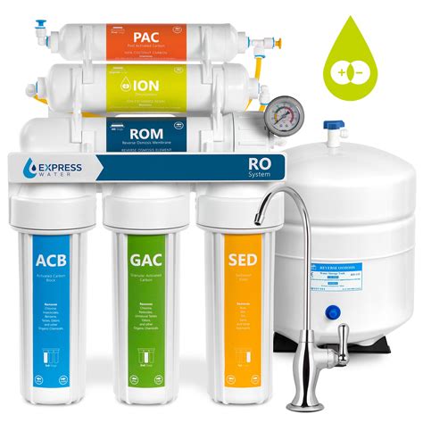 express water deionization reverse osmosis water filtration system 6 stage ro di water filter