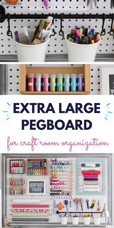 Extra Large Pegboard For Craft Room Organization Craft Room