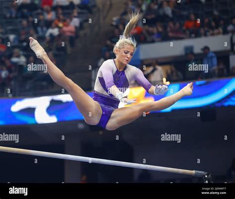 Birmingham Al Usa 19th Mar 2022 Lsu S Olivia Dunne On The Uneven Parallel Bars During The