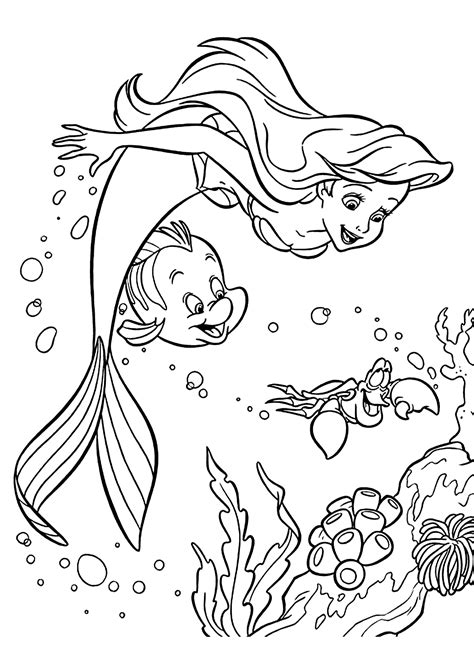 Ariel Coloring Page Printable Coloring Home BEDECOR Free Coloring Picture wallpaper give a chance to color on the wall without getting in trouble! Fill the walls of your home or office with stress-relieving [bedroomdecorz.blogspot.com]