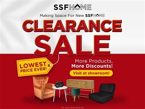 Clearance Sale Storewide And All Showroom Ssfhome