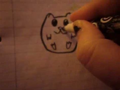 How to draw beanie boo hamster mouse cute step by step christmas special. How to draw a cartoon Hamster - YouTube