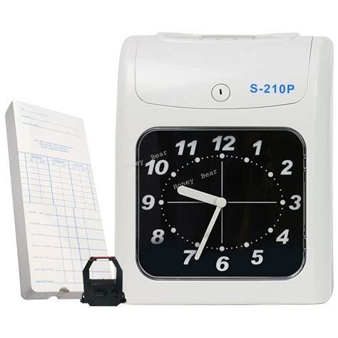 S210 Electronic Employee Time Attendance Bundy Clock Recorder Time