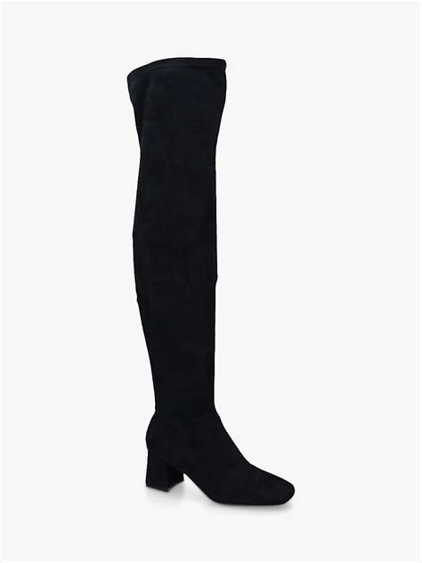 Carvela Quant Over The Knee Boots Black At John Lewis And Partners