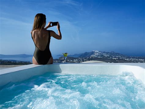 Honeymoon Suite With Private Jacuzzi Zannos Melathron Luxury Hotel In
