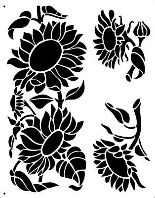 Free Free Sunflower Svg Stencil 121 SVG PNG EPS DXF File