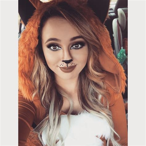 Fox Make Up Instagram Brittneyskelly Fox Makeup Halloween Fox Makeup Fox Halloween Costume