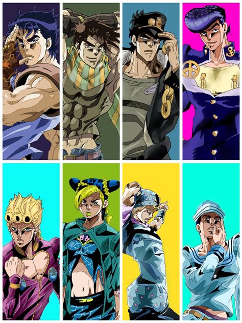 Part 3 Art Style Fanart Giorno Giovanna Remade In Part 3 Style