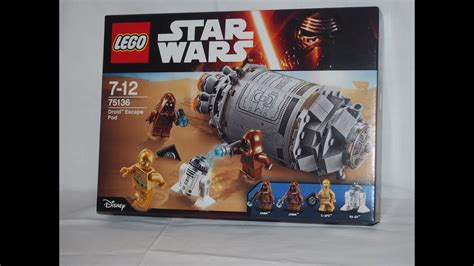 Unboxing Droïd Escape Pod Lego Star Wars Set 75136 Youtube