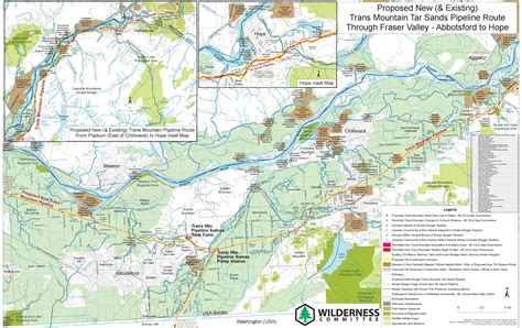 Kinder Morgan Pipeline Route Maps Wilderness Committee