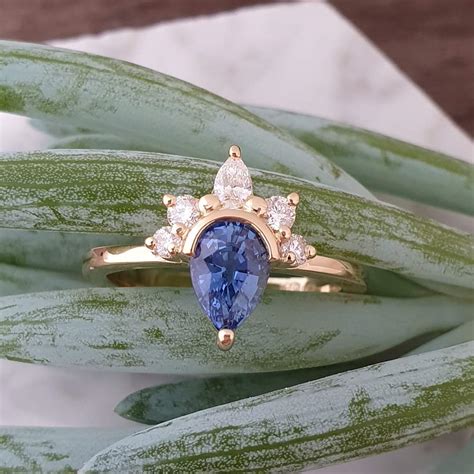 Stardust Sapphire And Diamond Ring Geelong Custom Jewellery Bretts