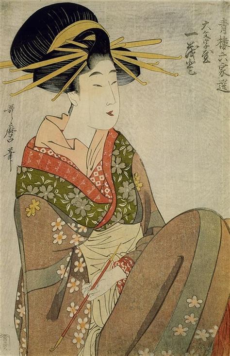 Kitagawa Utamaro 17531806 Japanese Art Japanese Artwork Japanese